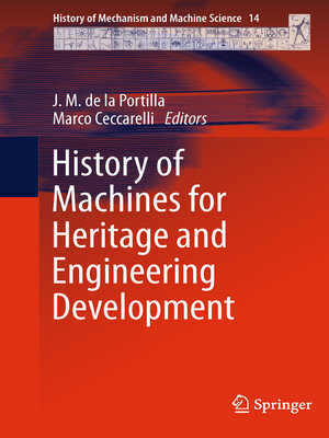 cover image of History of Machines for Heritage and Engineering Development